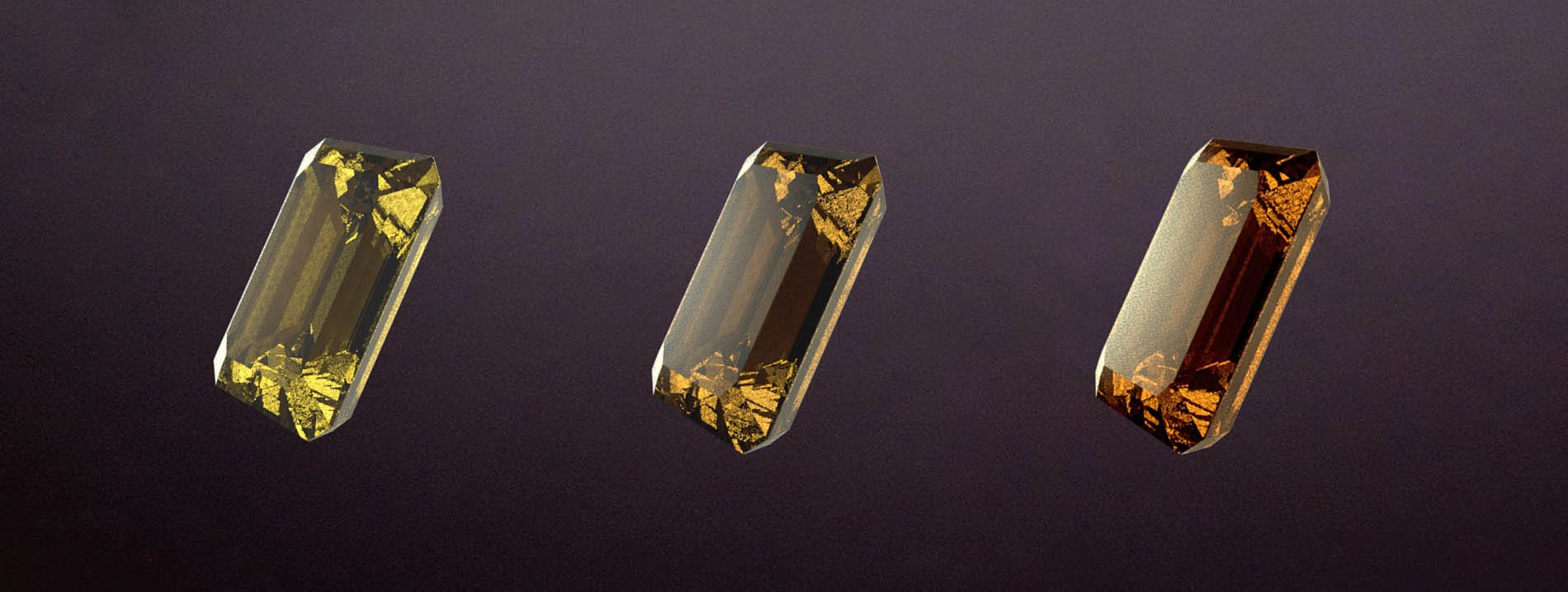The origin colour of LONITÉ cremation diamond from ashes is amber yellow